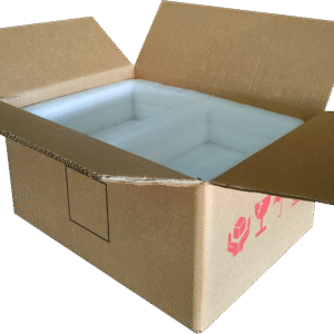 RSC Box with Cushion Foams and Pads